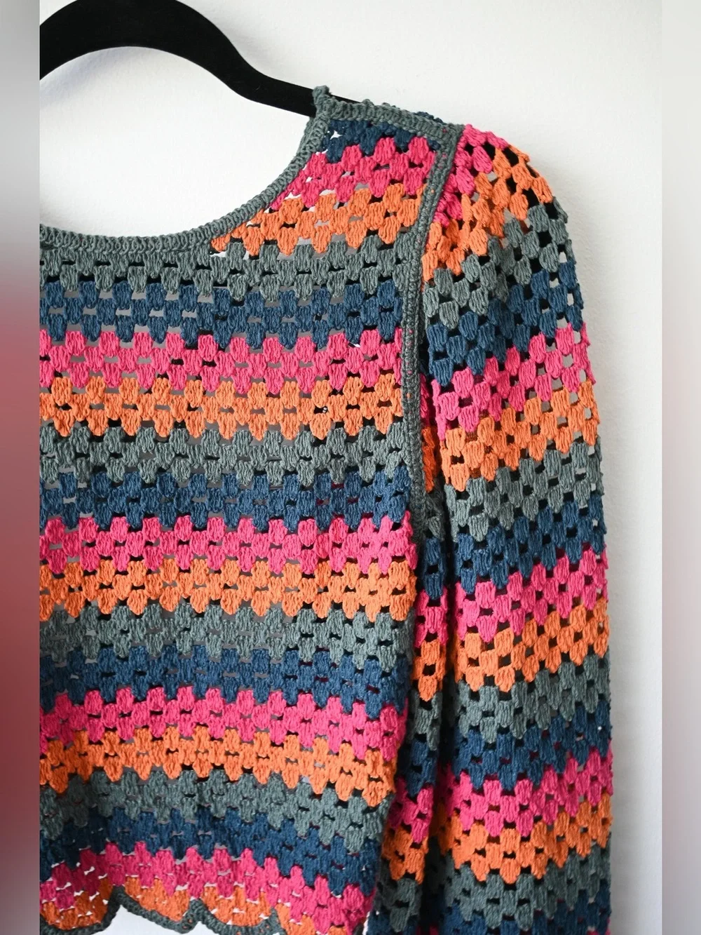 Zara crochet blouse